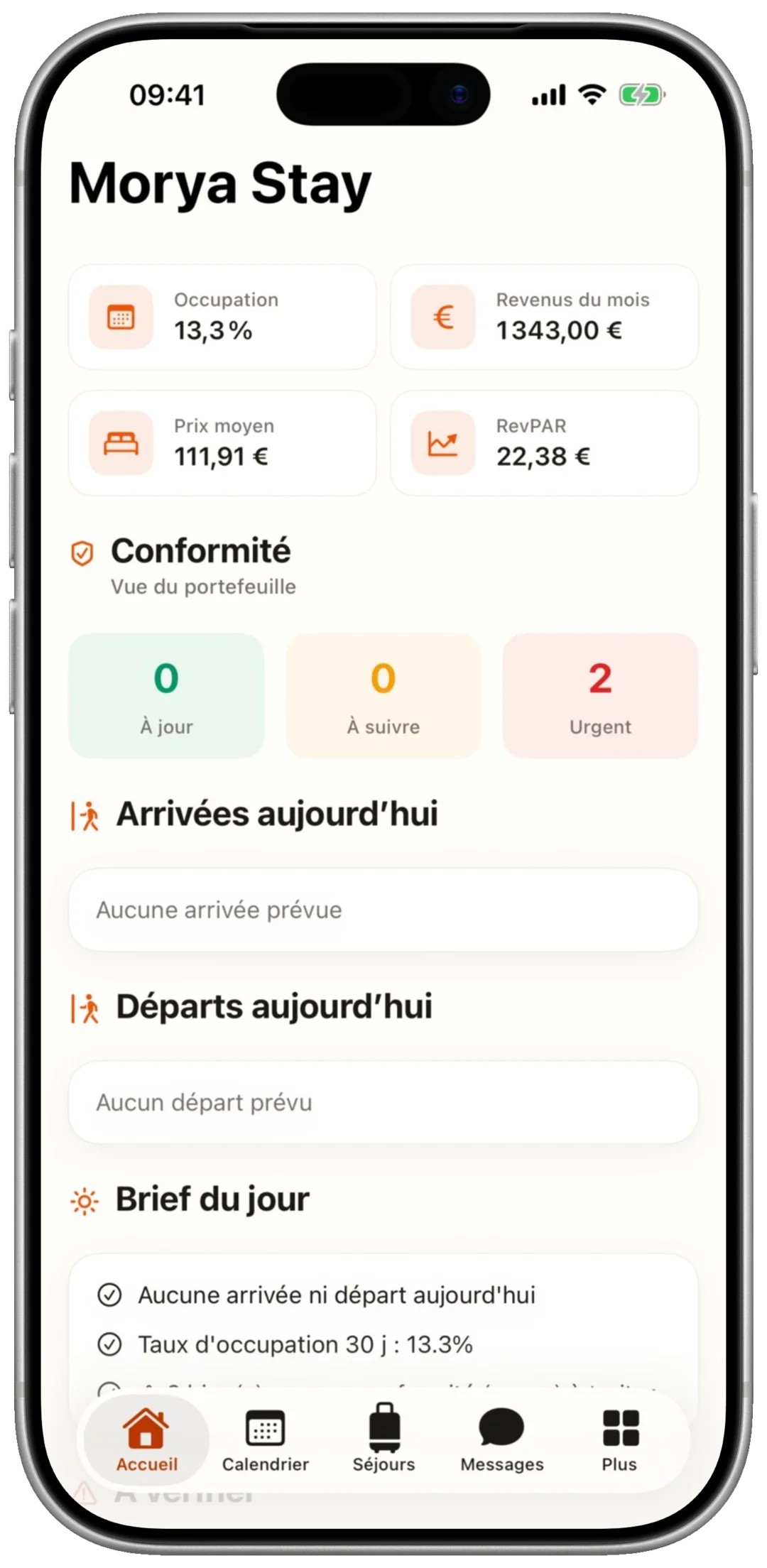 MORYA Stay sur iPhone